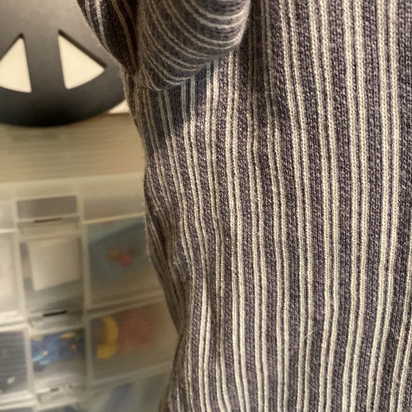 BROOKS BROTHERS extra fine merino wool open front striped cardigan. Size US M. - Picture 9 of 10